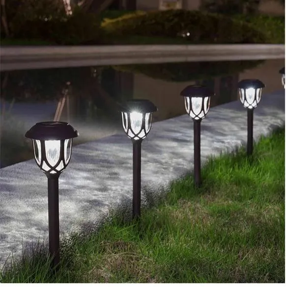 1 pc Solar Powered Modern Pathway LED Lights