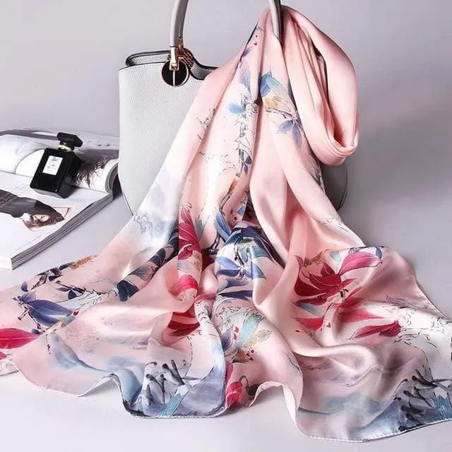 100% Real Silk Scarf