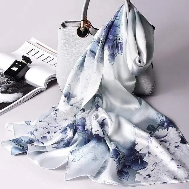 100% Real Silk Scarf