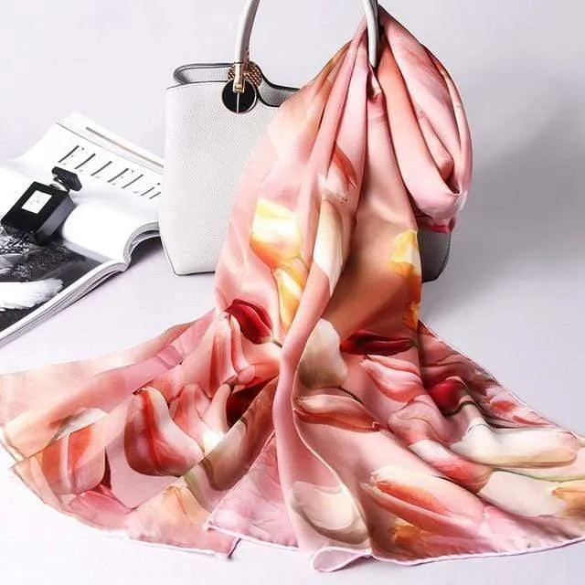 100% Real Silk Scarf