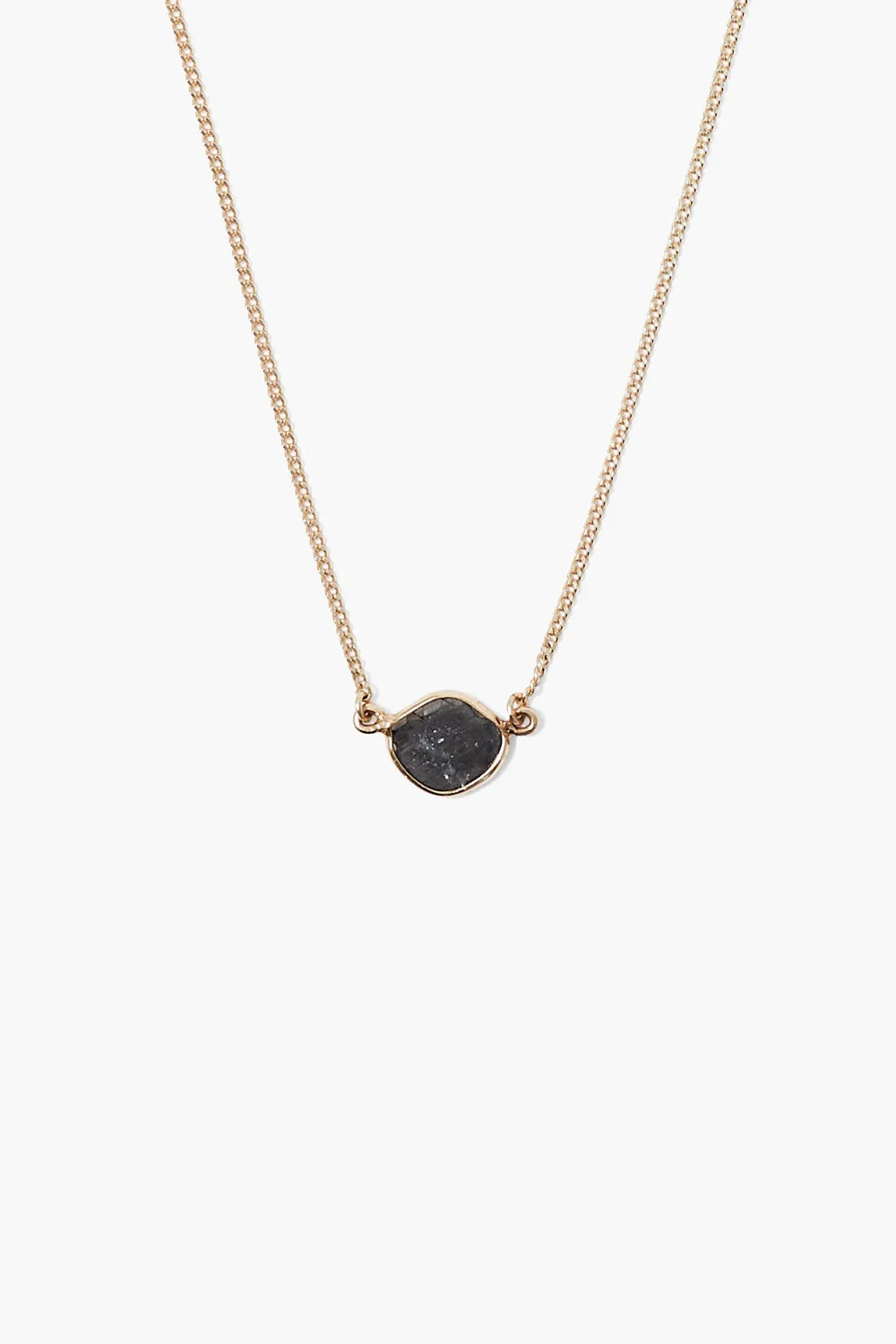 14k Annalise Necklace Black Diamond