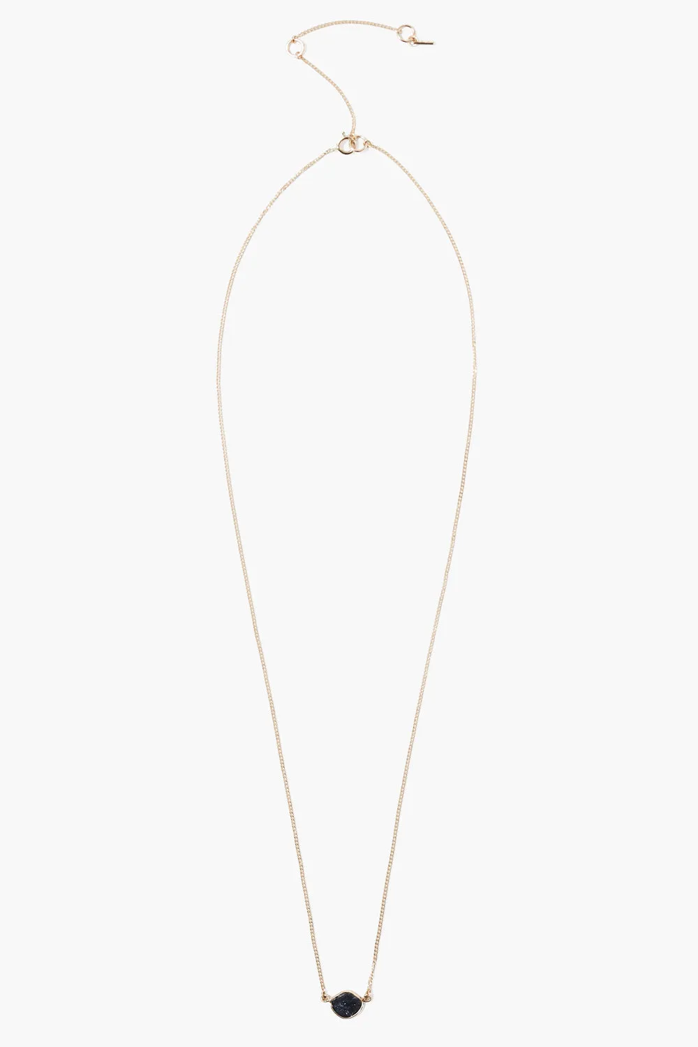 14k Annalise Necklace Black Diamond