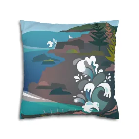 Acadia National Park, Thunder Hole Cushion Cover