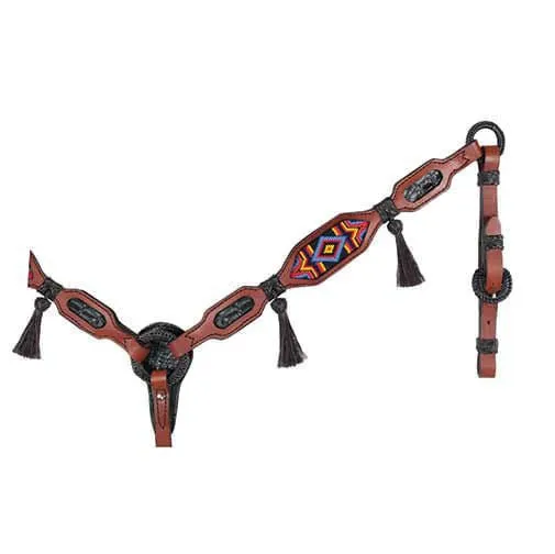 Alamo Saddlery Multi Color Diamond Inlaid Beaded Tack