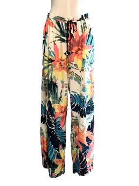 Artelier Nicole Miller Size L Multicolor Floral Lounge Pants