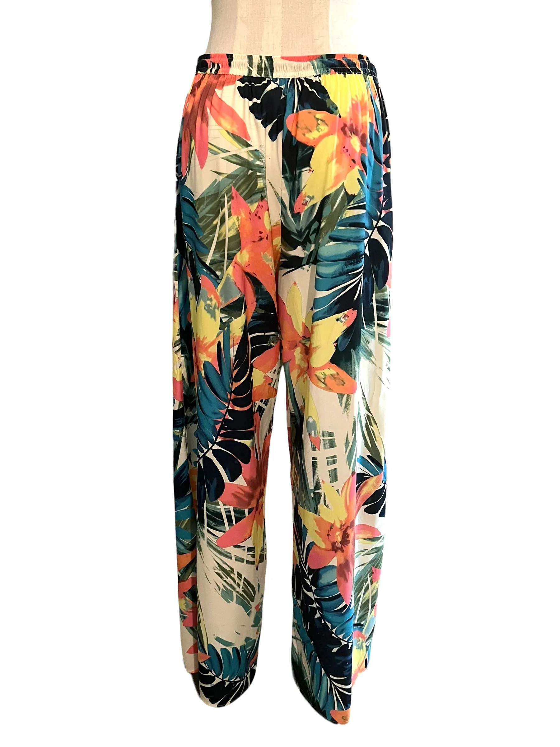 Artelier Nicole Miller Size L Multicolor Floral Lounge Pants