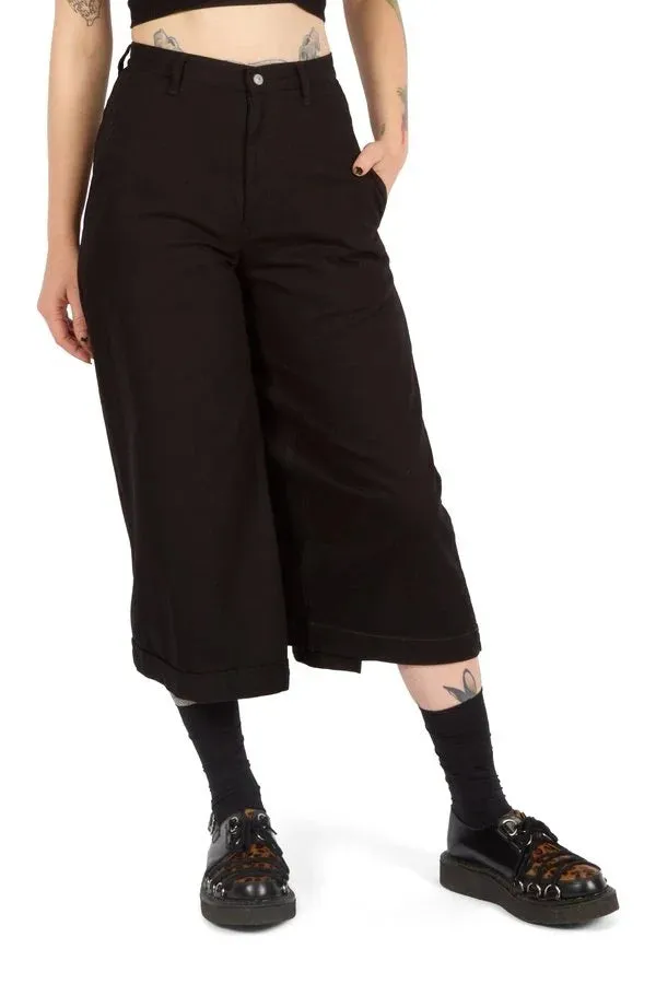 Asymmetric Skirt Pants