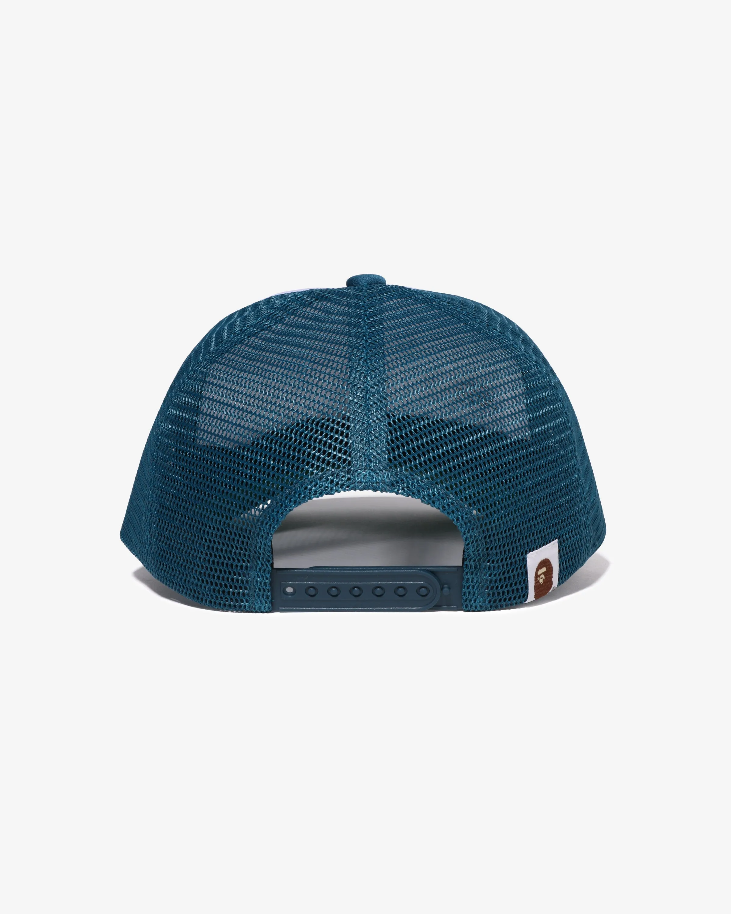 BAPE COLLEGE MESH CAP - BLUE