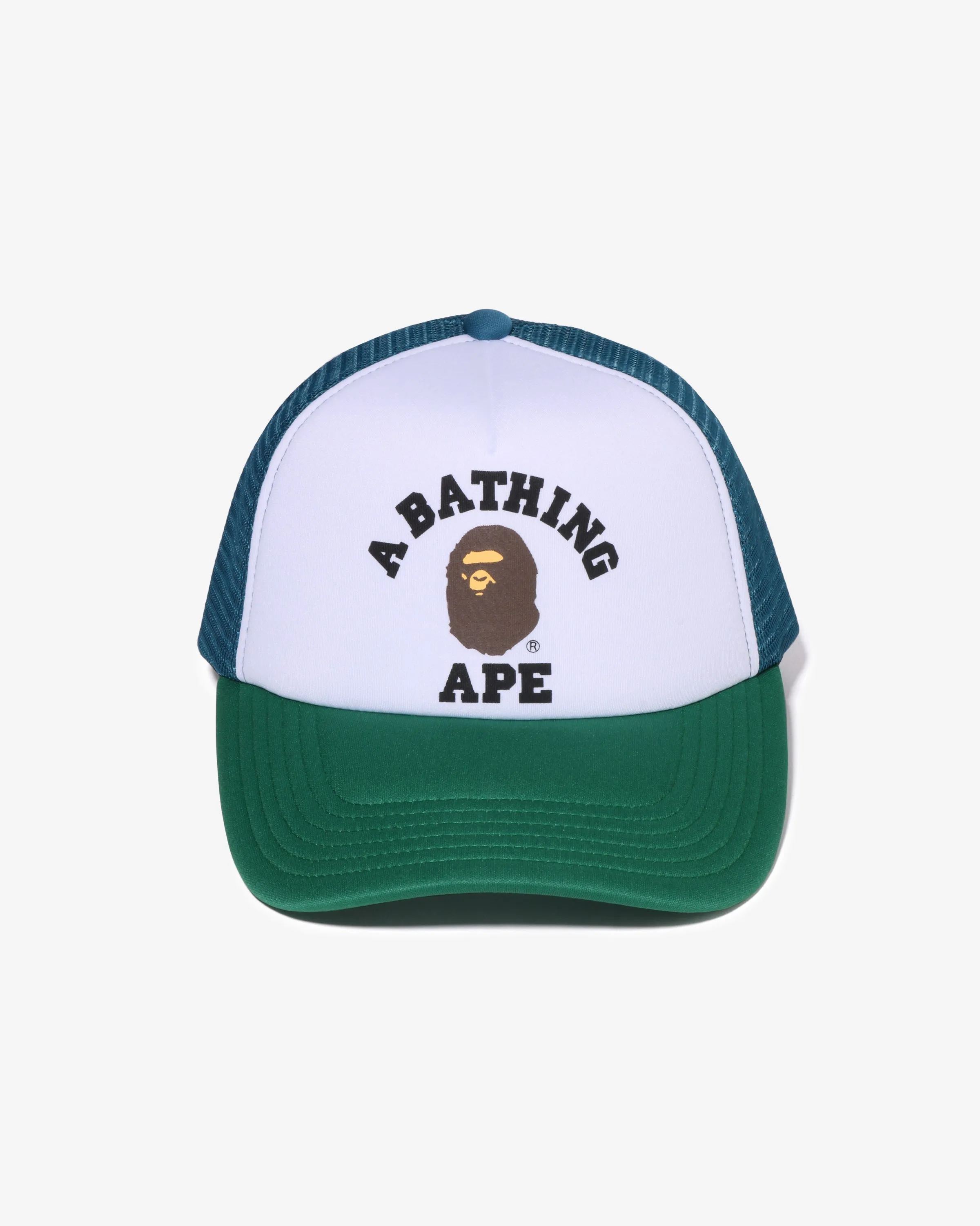 BAPE COLLEGE MESH CAP - BLUE