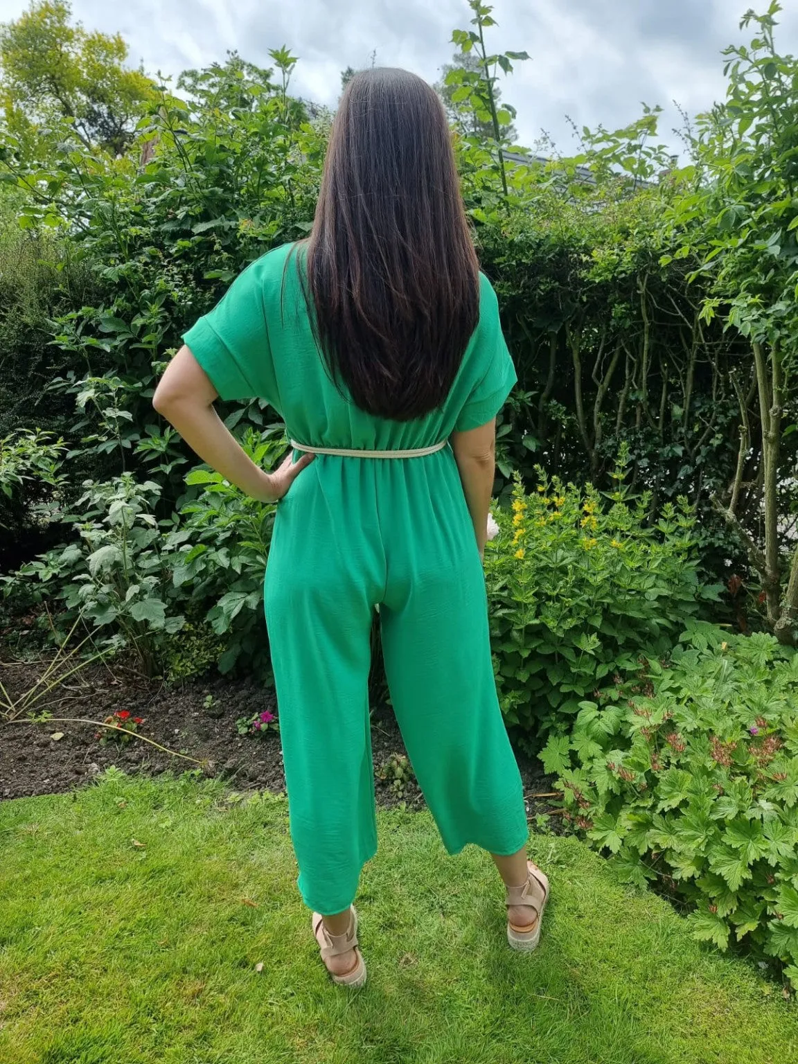 Basic Jumpsuit Celeste