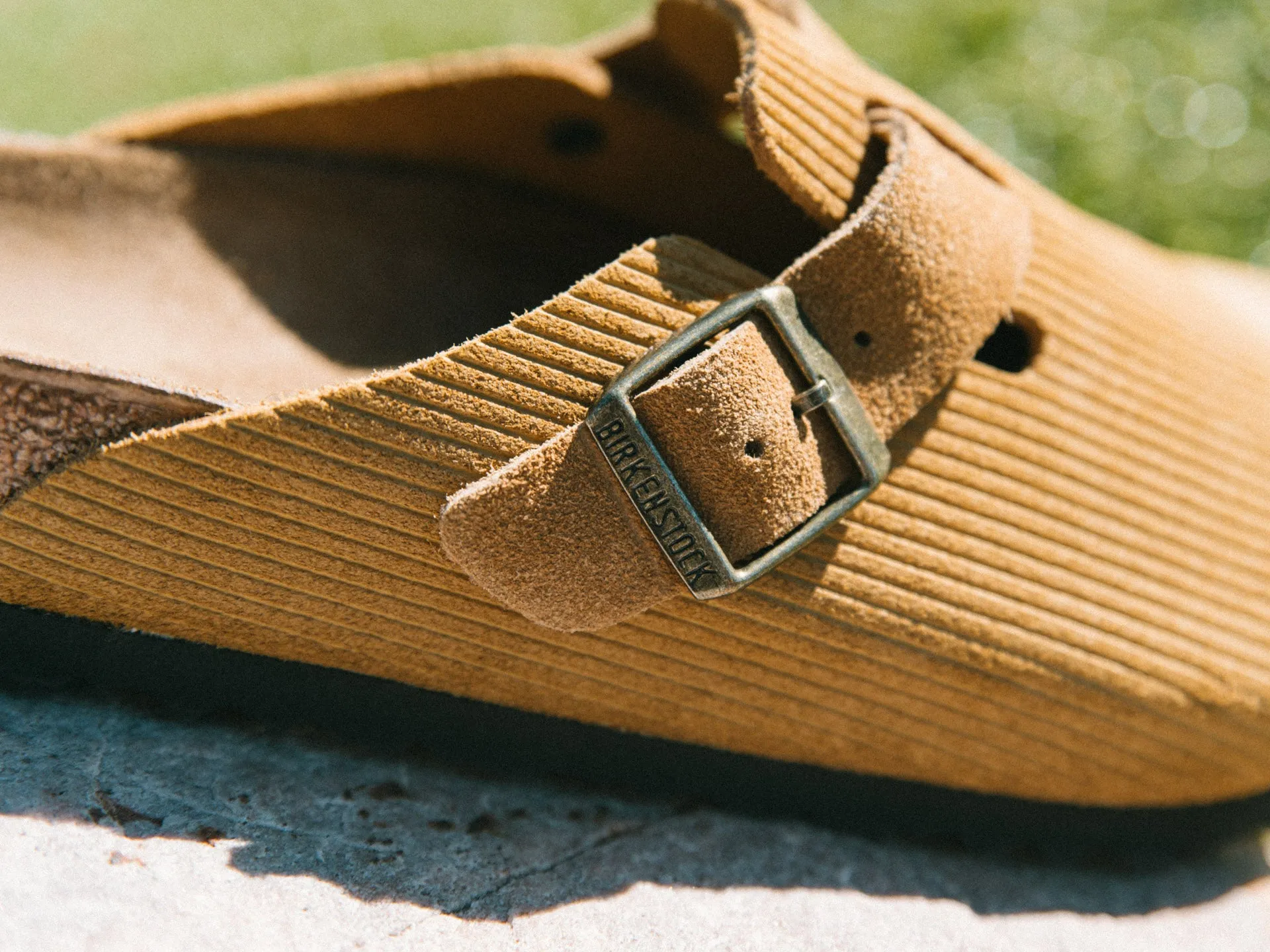 Birkenstock Boston Corduroy 'Cork Brown'