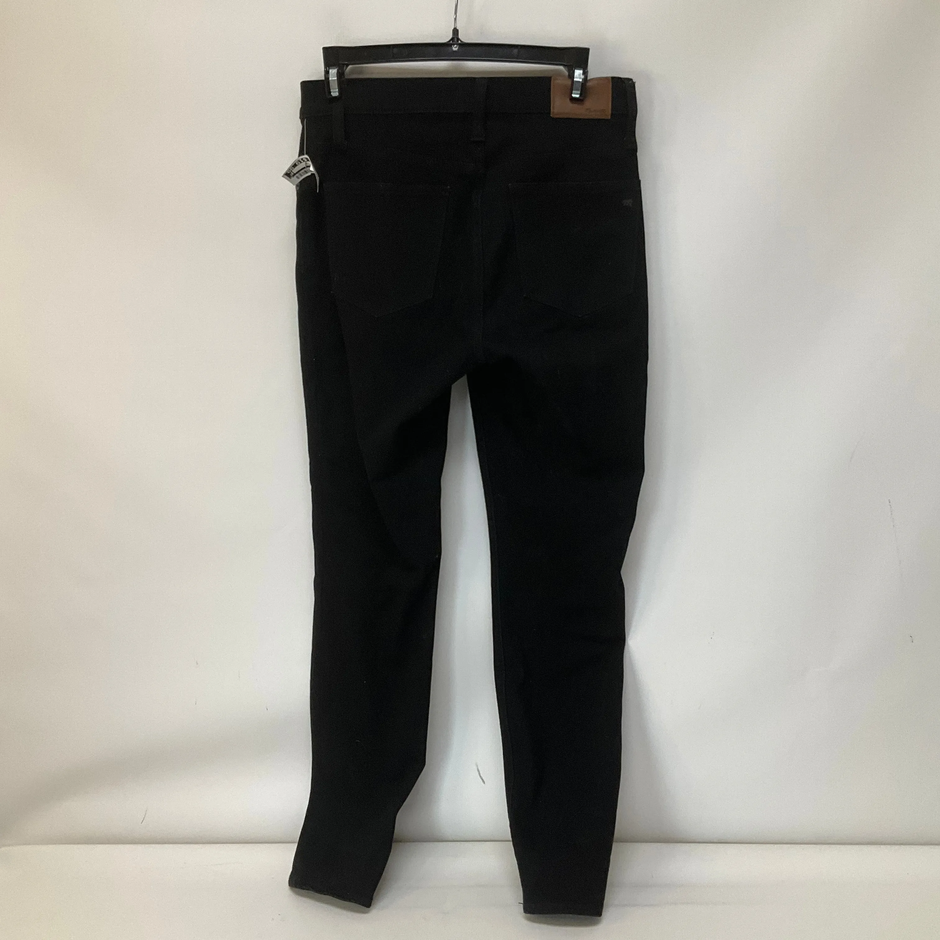 Black Denim Jeans Straight Madewell, Size 4