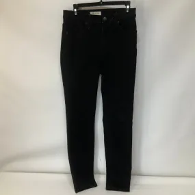 Black Denim Jeans Straight Madewell, Size 4