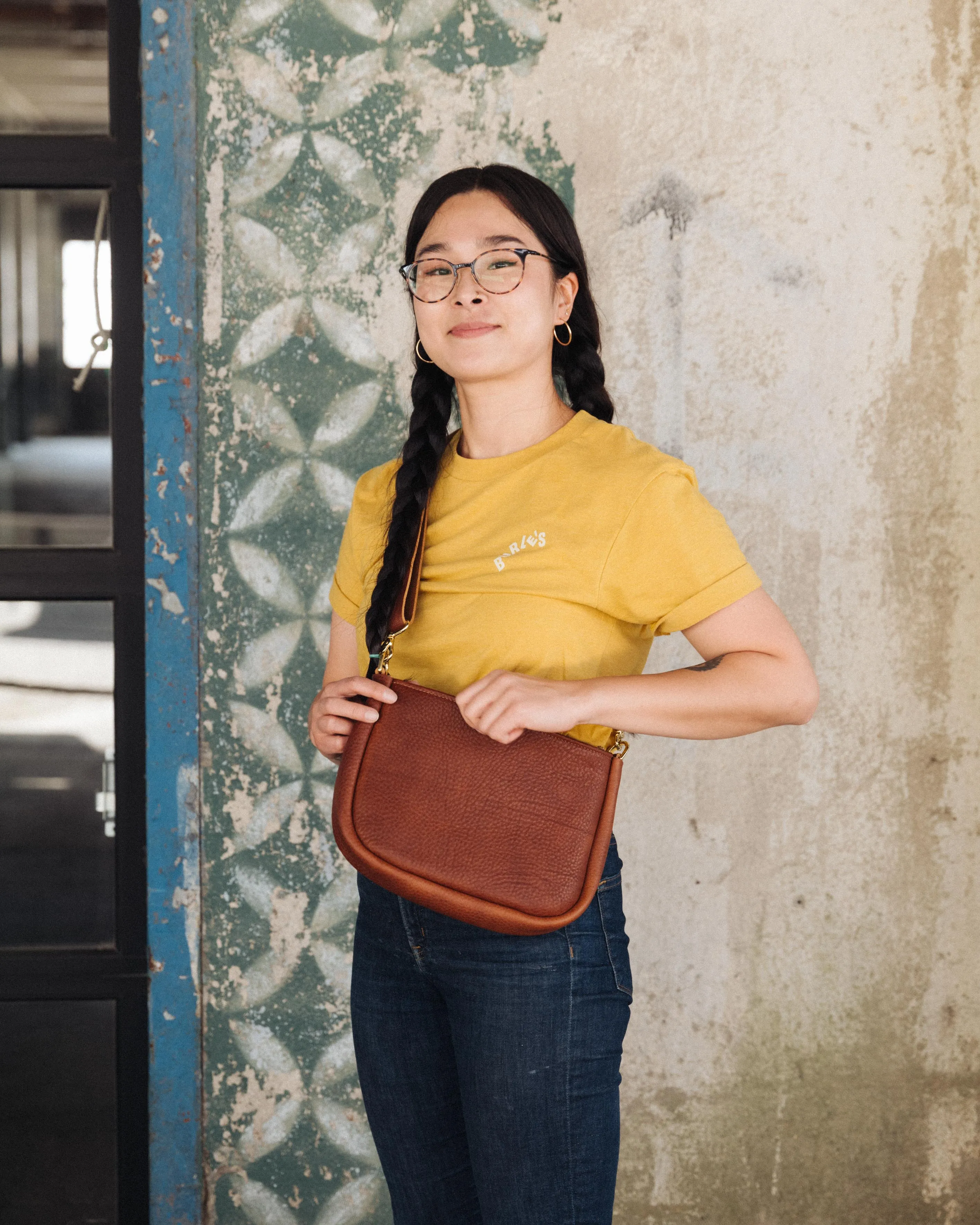 Blue Cypress Medium Crossbody Bag