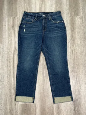 Blue Denim Jeans Cropped Time And Tru, Size 12