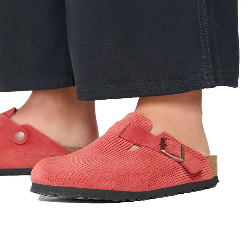 Boston Cord Clog - Sienna Red - Medium/Narrow