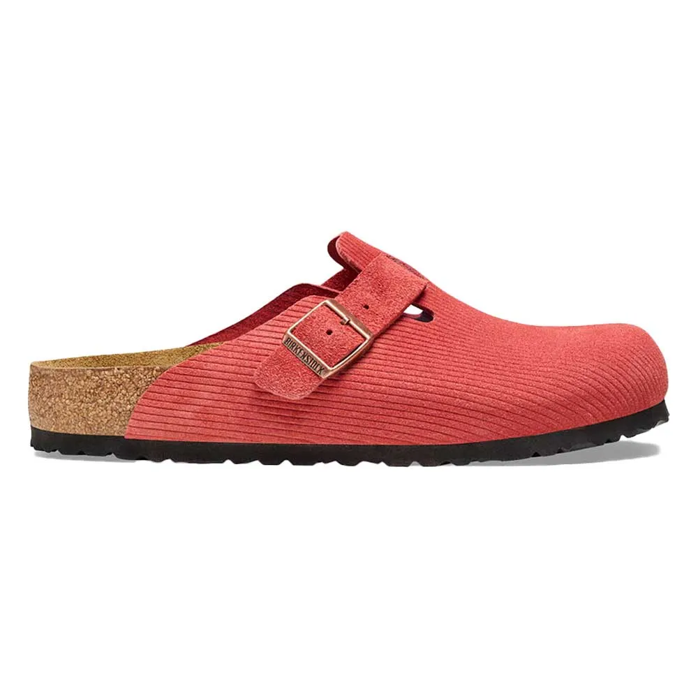 Boston Cord Clog - Sienna Red - Medium/Narrow