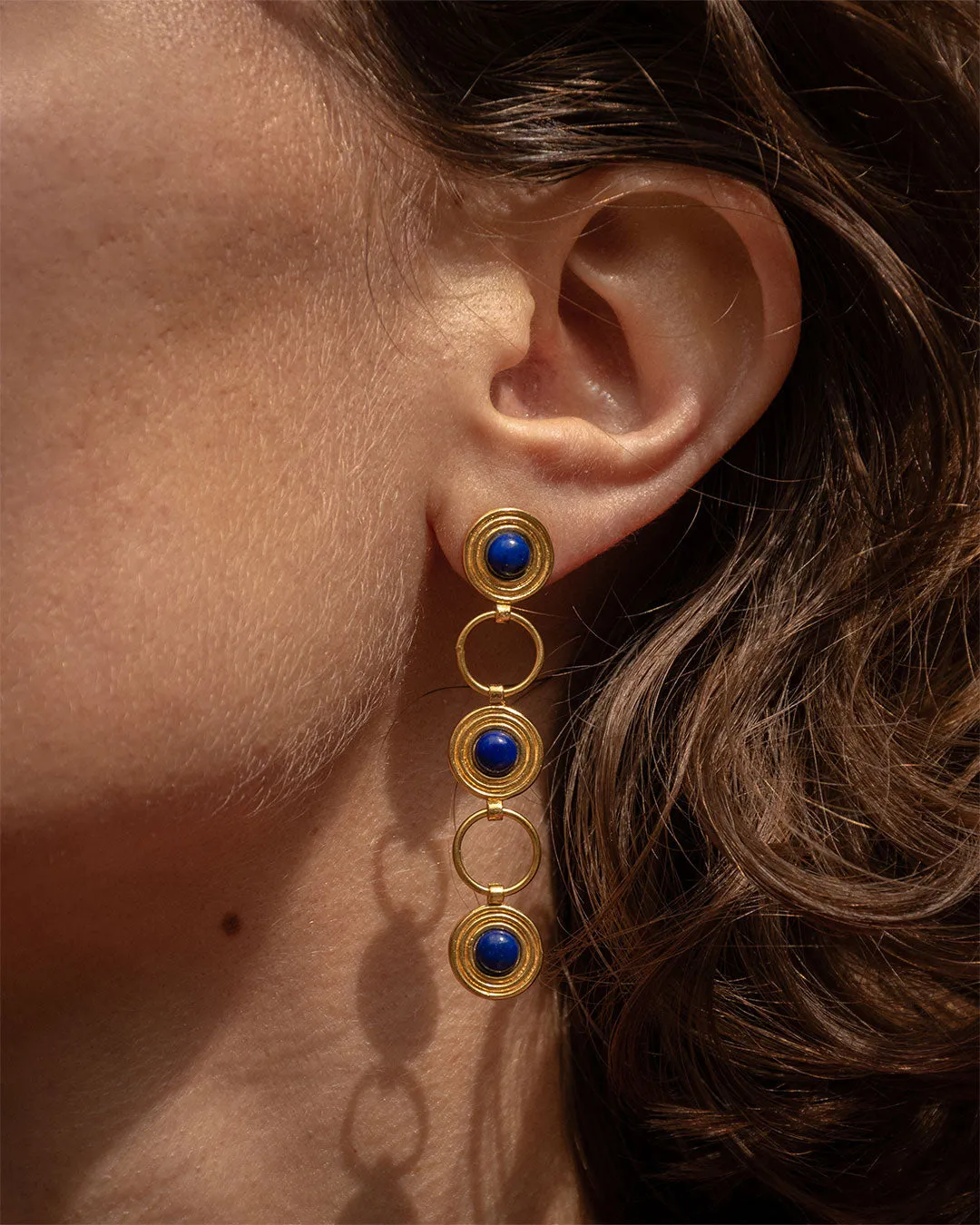 Cabujón Cianea Earrings