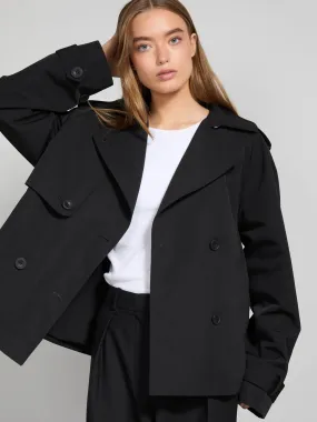 CAROLINE TRENCH JACKET - BLACK