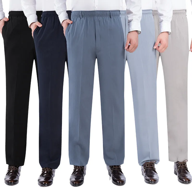 Casual High Waist Comfortable Men'S Long Trousers