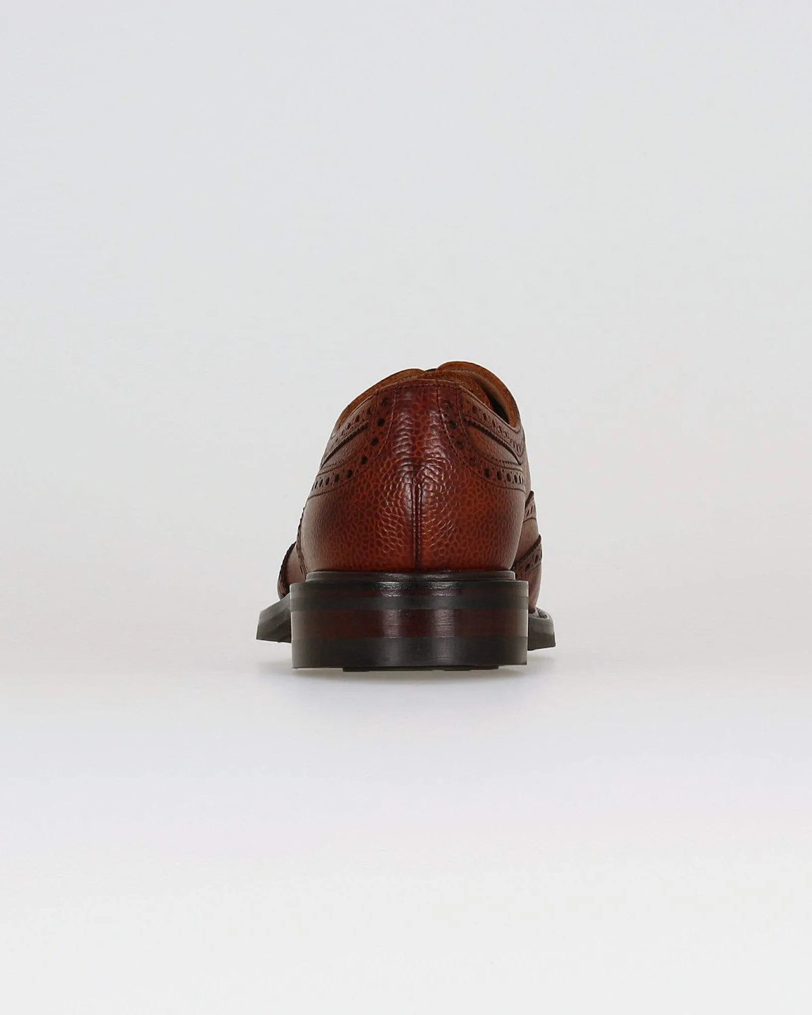 Cheaney Hythe II R Wingcap Oxford Brogue - Mahogany Grain Leather