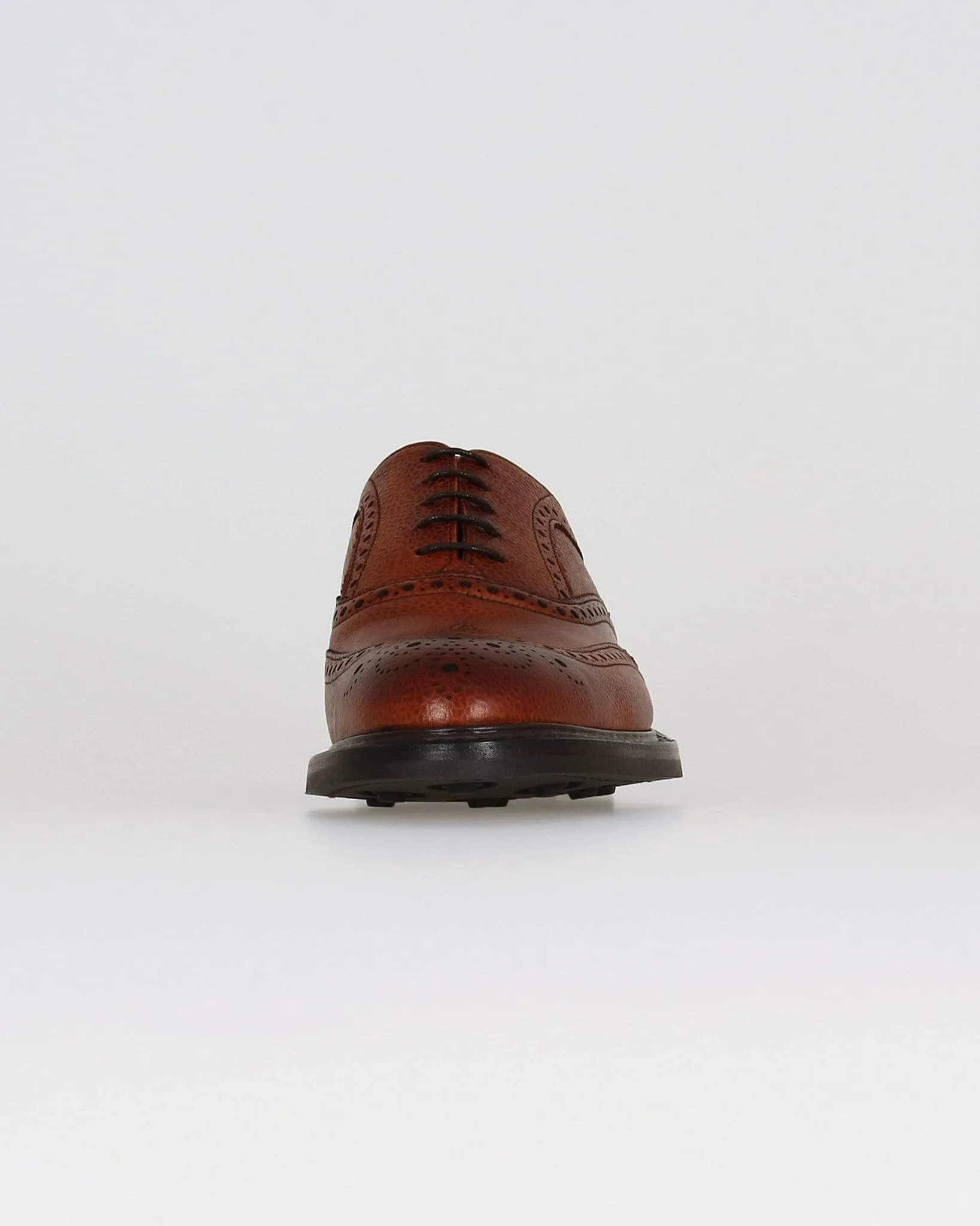 Cheaney Hythe II R Wingcap Oxford Brogue - Mahogany Grain Leather