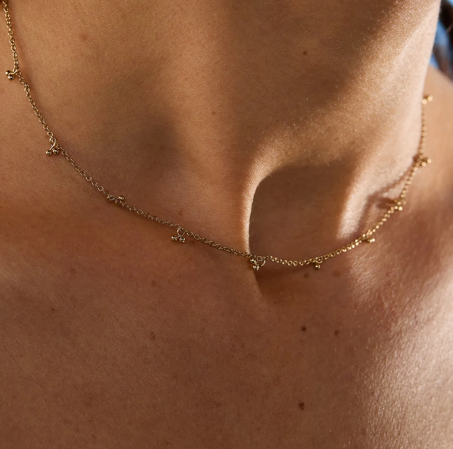 Cherrie Chain Necklace | Gold