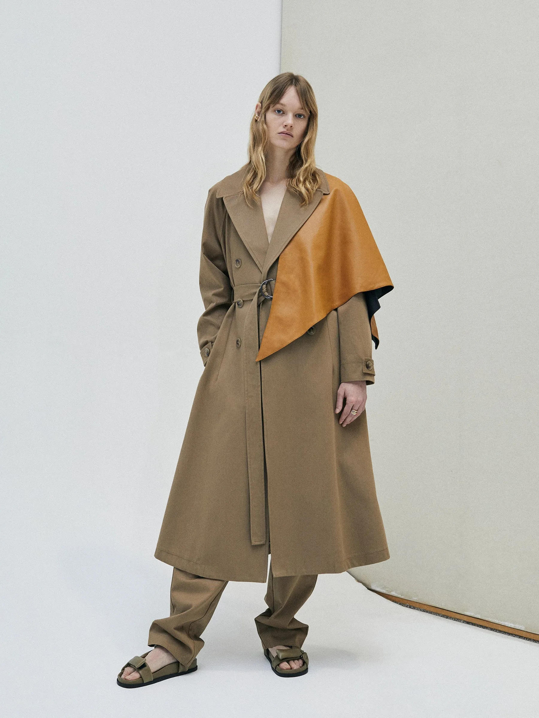 classic gabardine trench coat