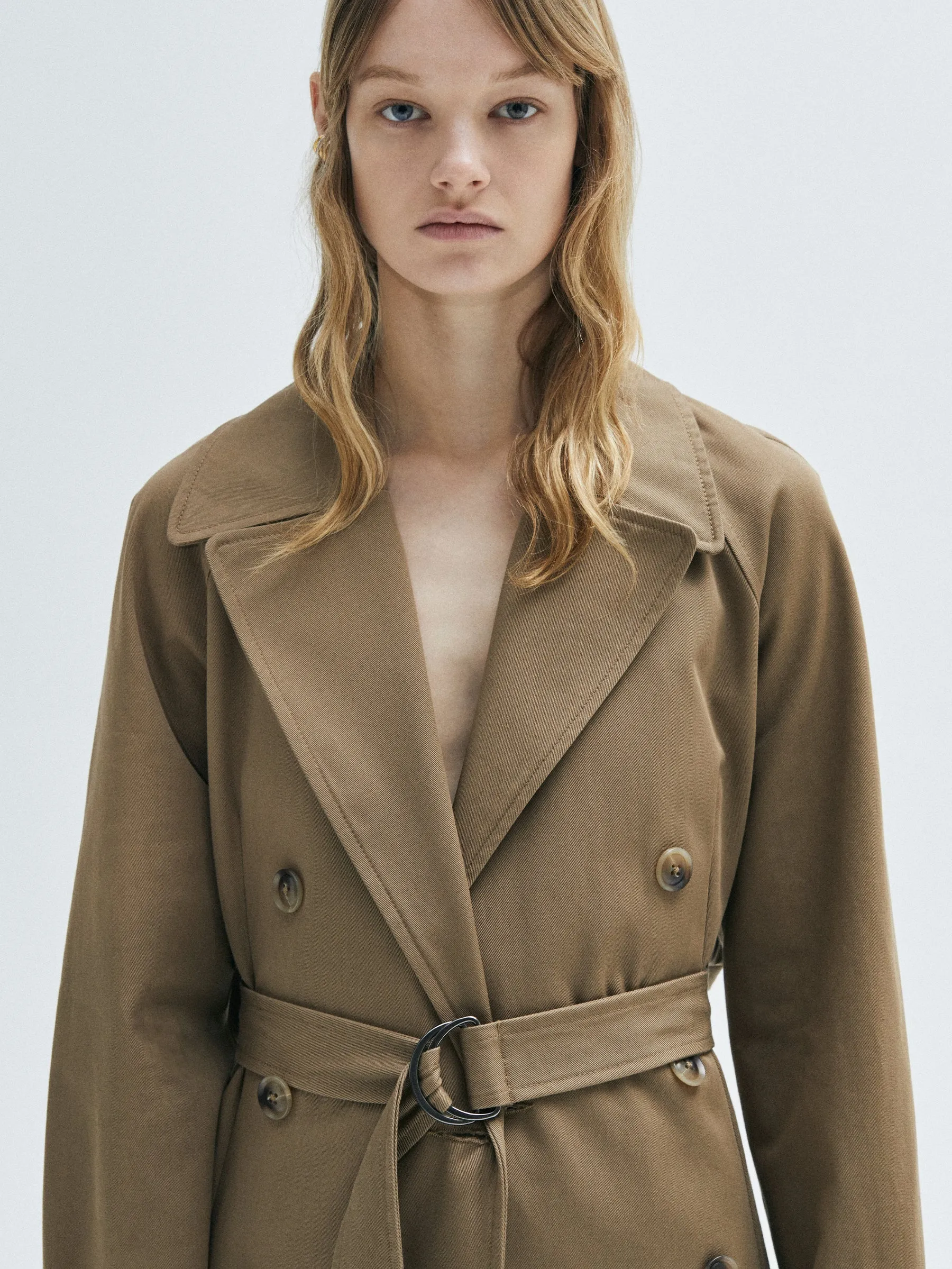 classic gabardine trench coat