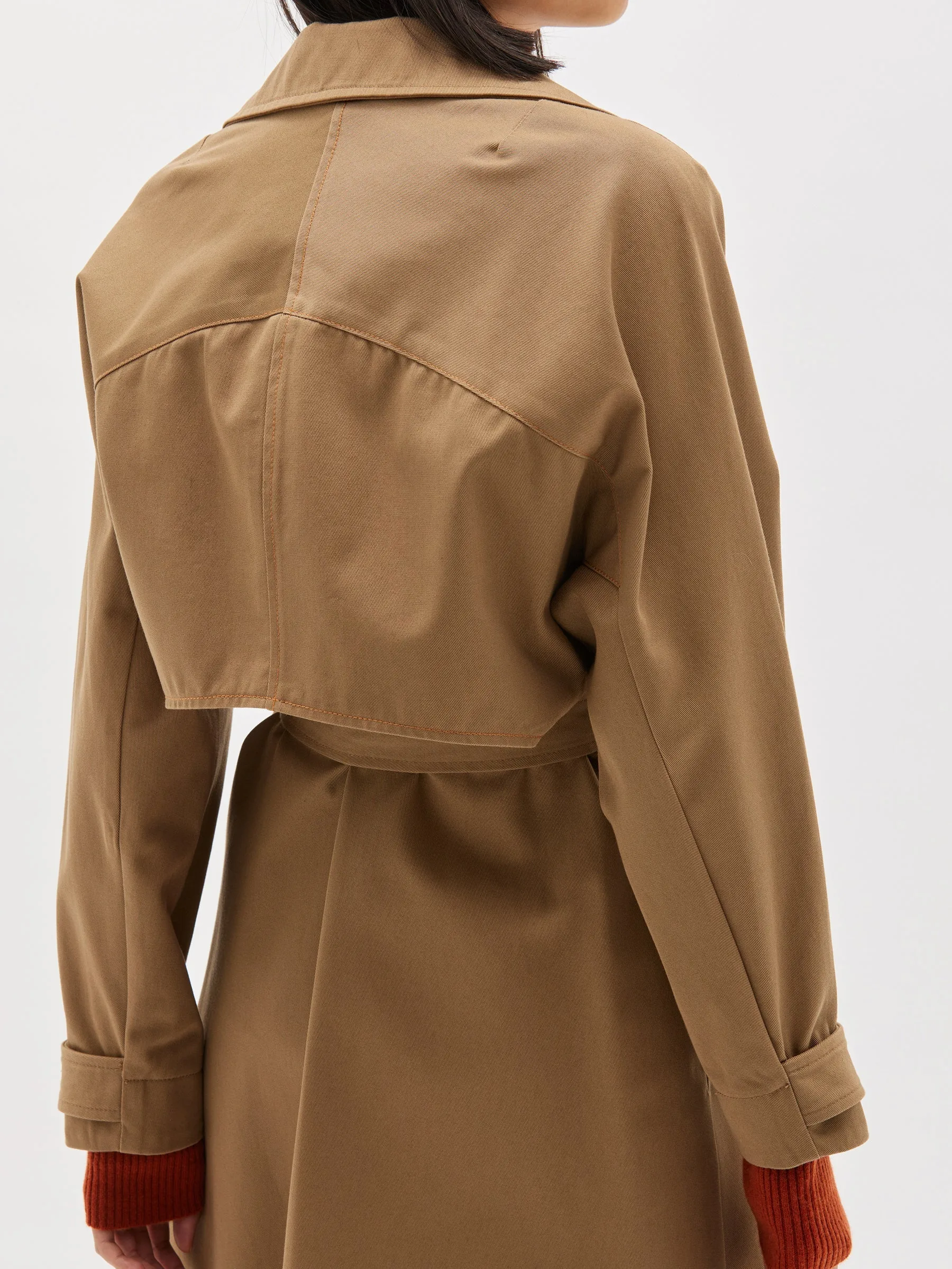 classic gabardine trench coat