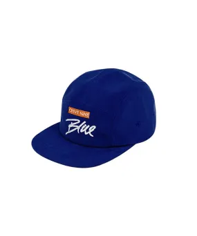 CREVE NINE: Corduroy Camp Cap - Blue