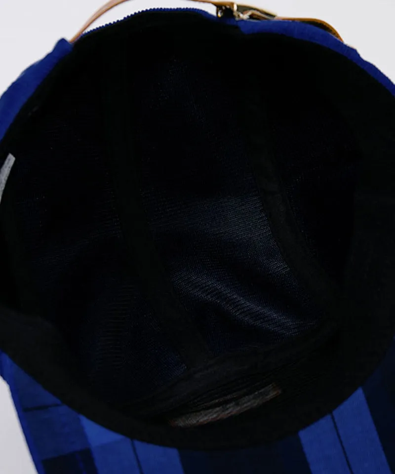 CREVE NINE: Corduroy Camp Cap - Blue