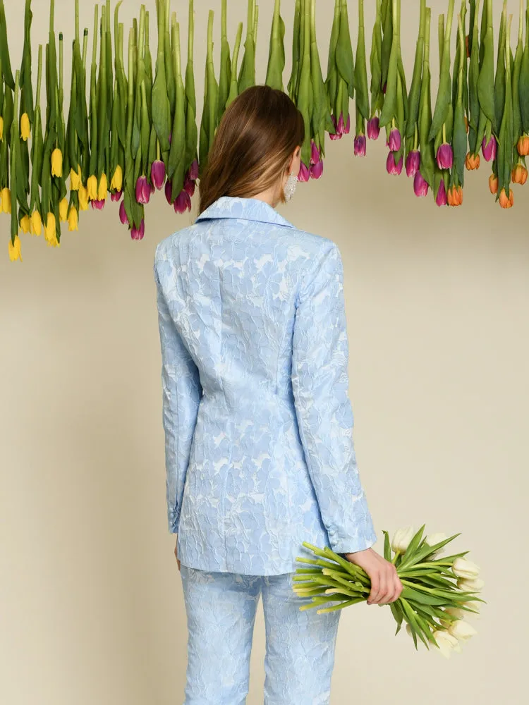 Dream Fleur Jacquard Embellished Blazer