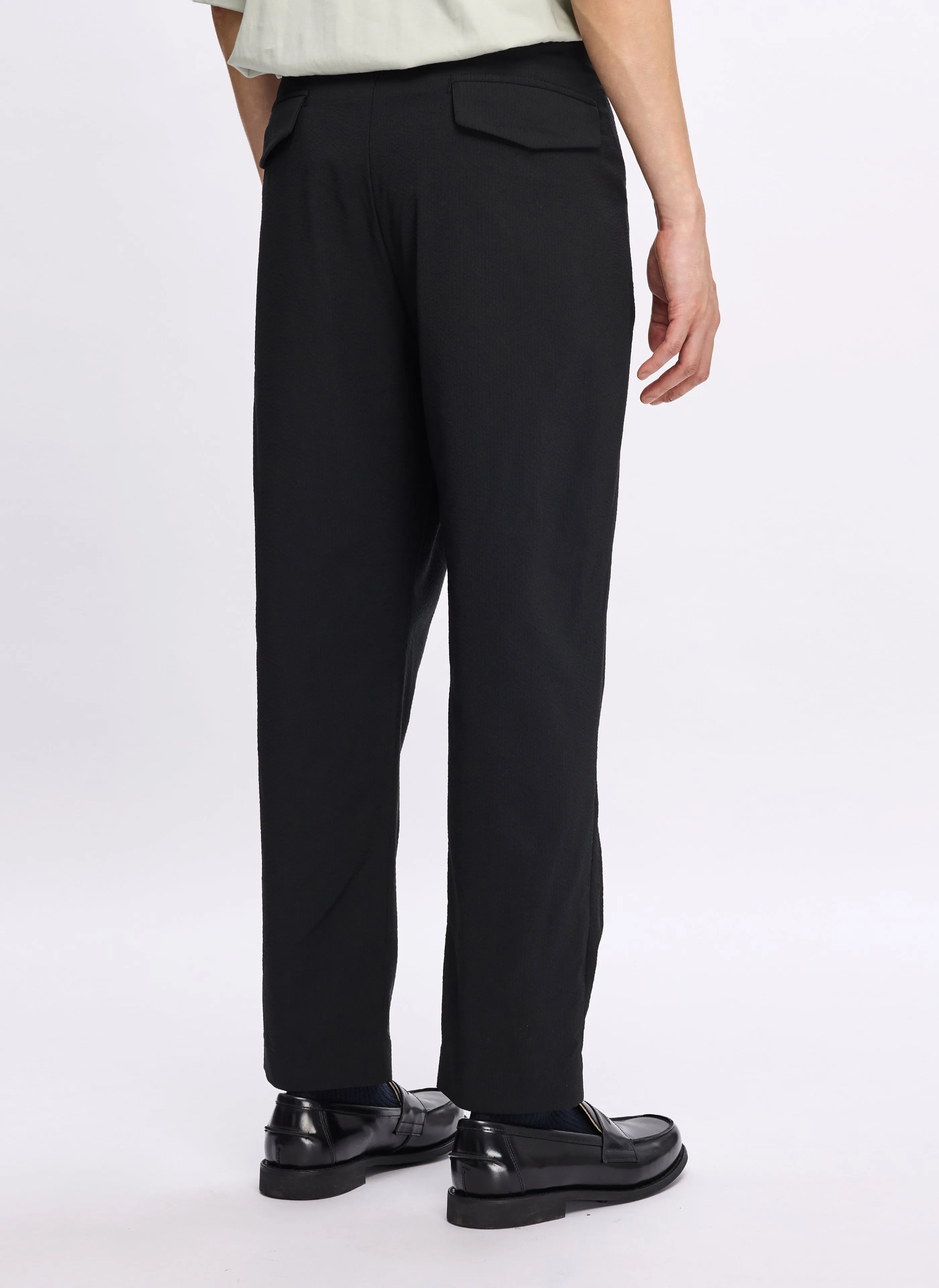 ECO Seersuckers Solotex Ankle Length Relax Tapered (P-10)