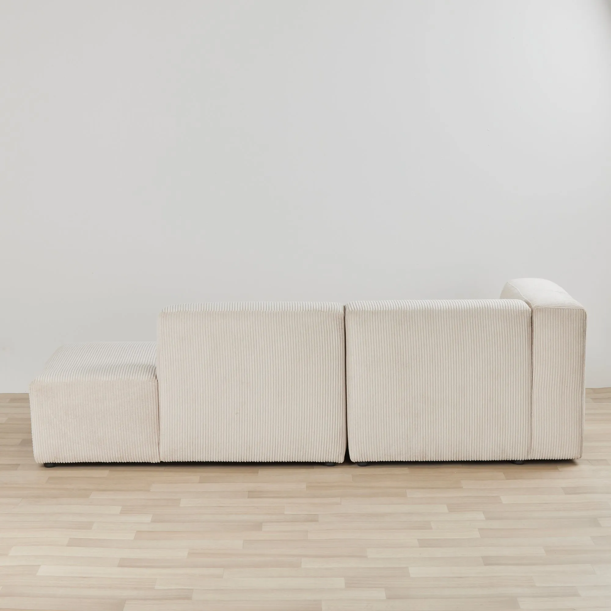 Finnian 2-Seat LH Chaise - Off White