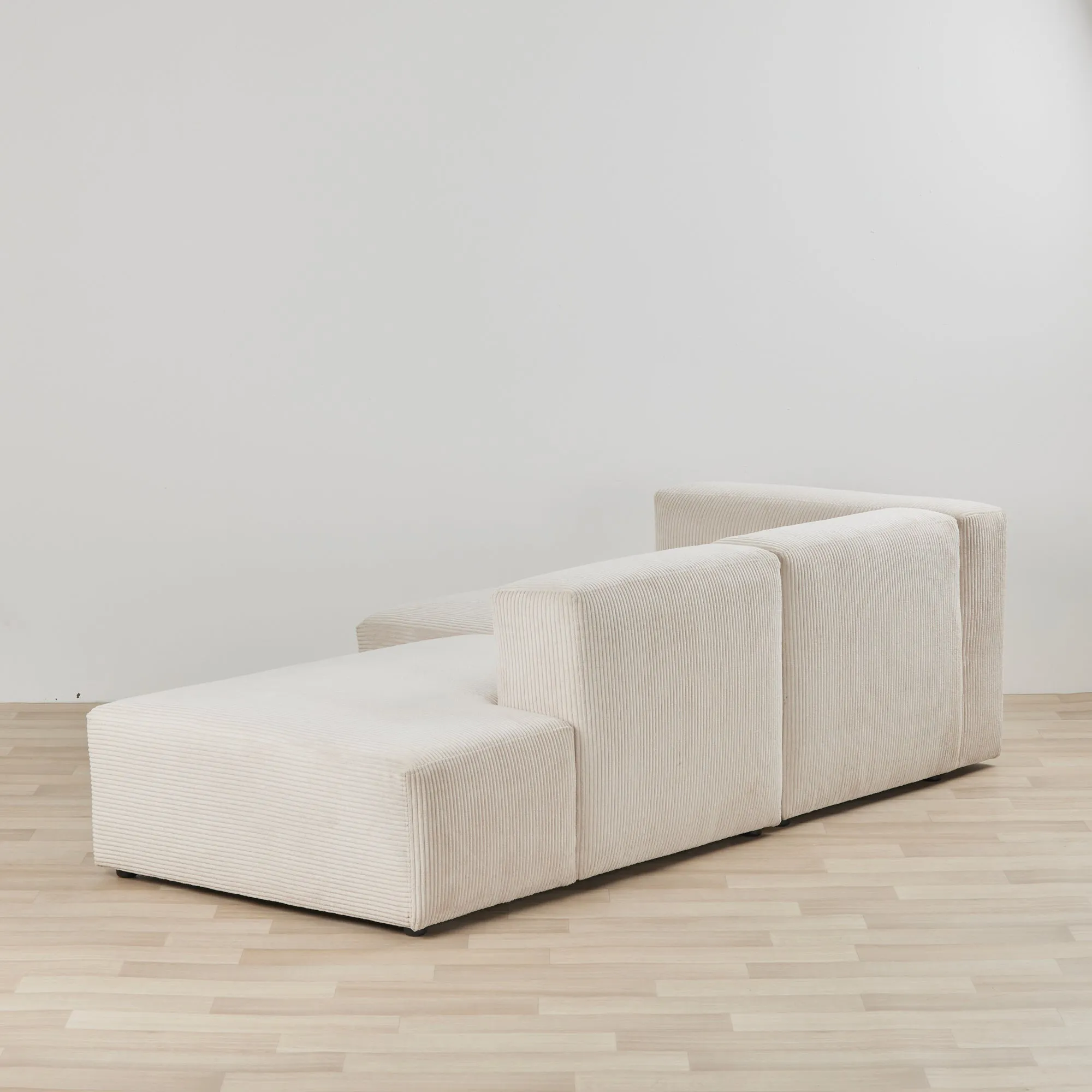 Finnian 2-Seat LH Chaise - Off White