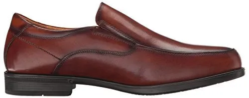 FLORSHEIM MEN'S MEDFIELD MOC TOE SLIP-ON LOAFER, COGNAC, 9.5 3E US