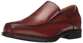 FLORSHEIM MEN'S MEDFIELD MOC TOE SLIP-ON LOAFER, COGNAC, 9.5 3E US