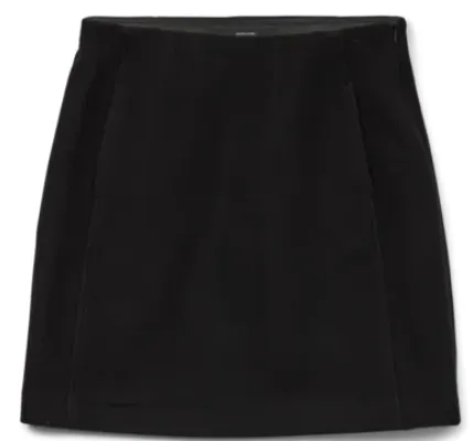 Fortuneallison Black Side Pocket Skirt