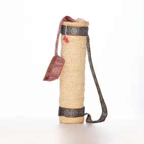 Golden Grass Handwoven Yoga Mat Bag