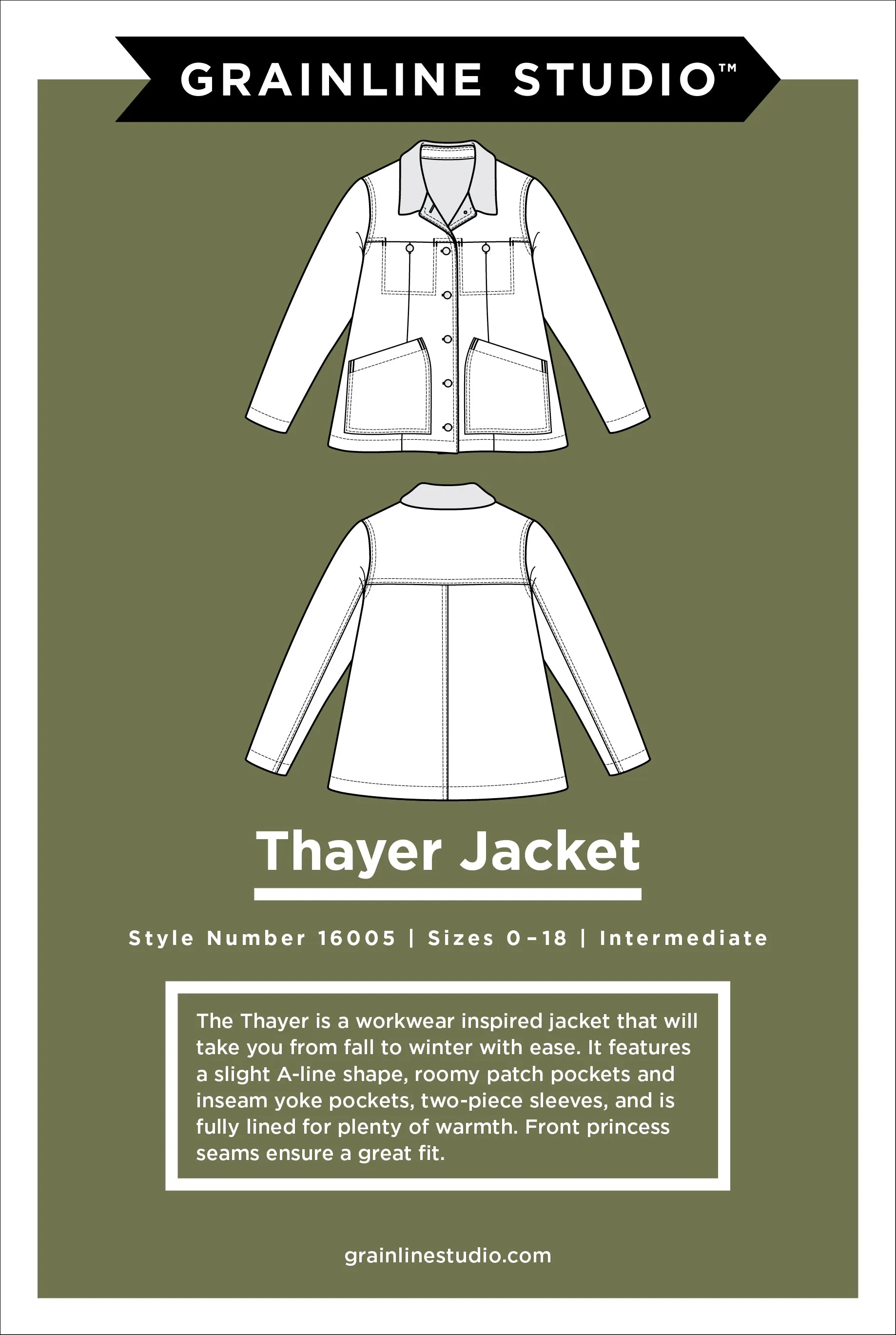 Grainline Pattern - Thayer Jacket