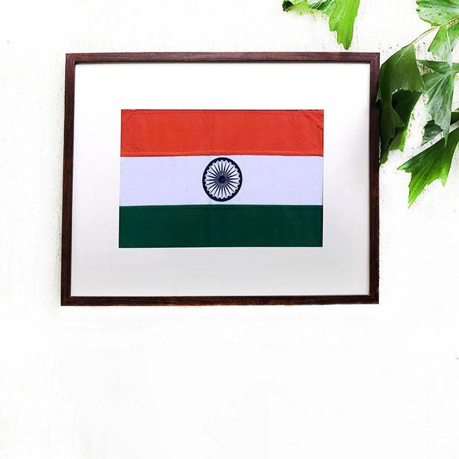 Indian National Flag - Wall Frame - A4 Size