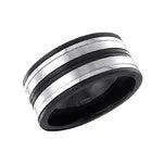 Jamie - Men's Stainless Steel Spinner Ring, Sizes 9-12