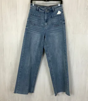 Jeans Wide Leg By Clothes Mentor In Blue Denim, Size: 10