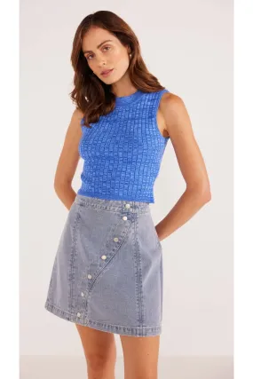 Jessie Denim Mini Skirt | Light Wash