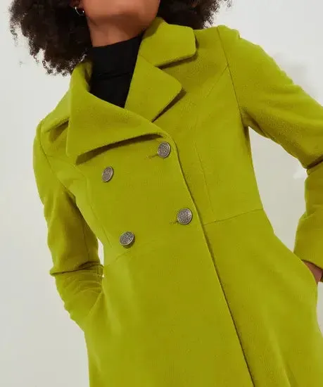 Joe Browns - Be Unique Coat Lime