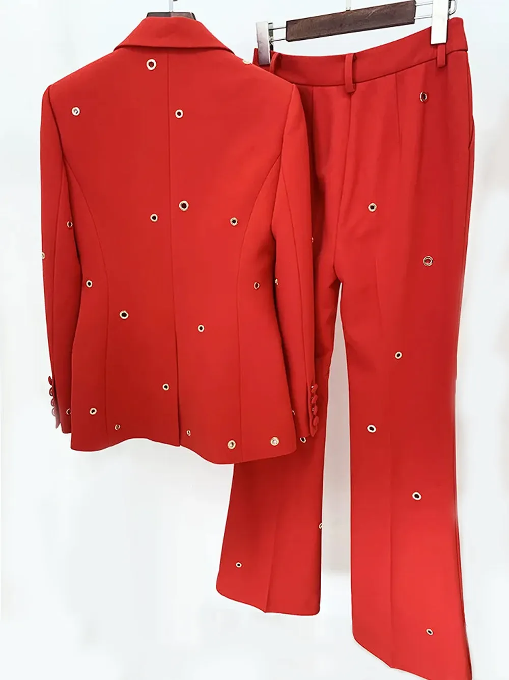 KLIMT Blazer & Pants Set in Red