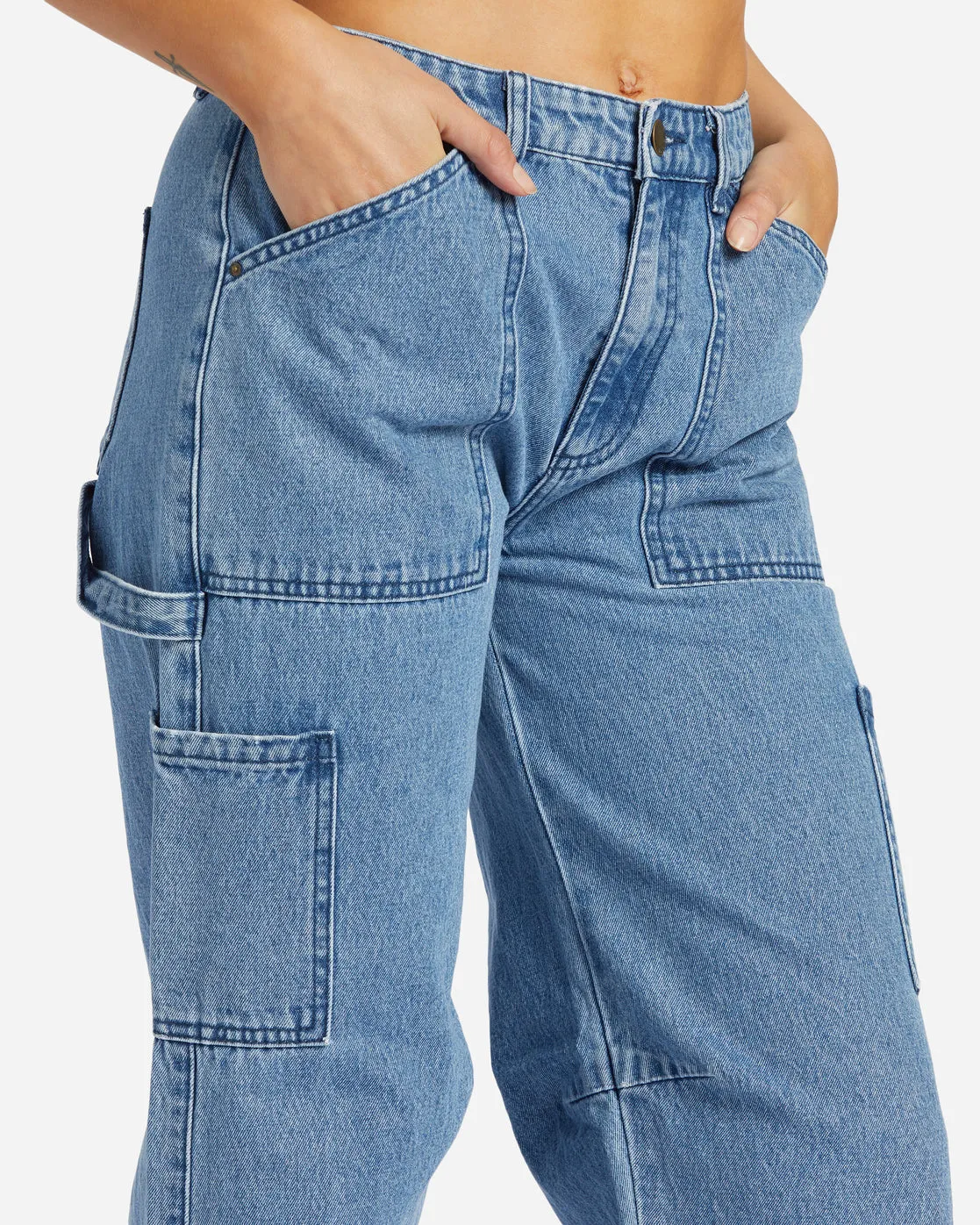 Leia Jeans - Blue Rinse Indigo