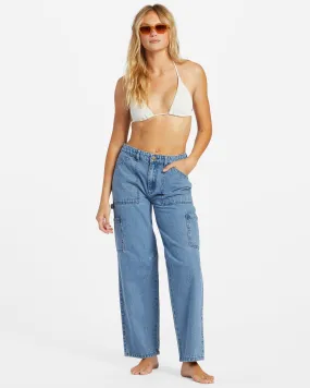 Leia Jeans - Blue Rinse Indigo