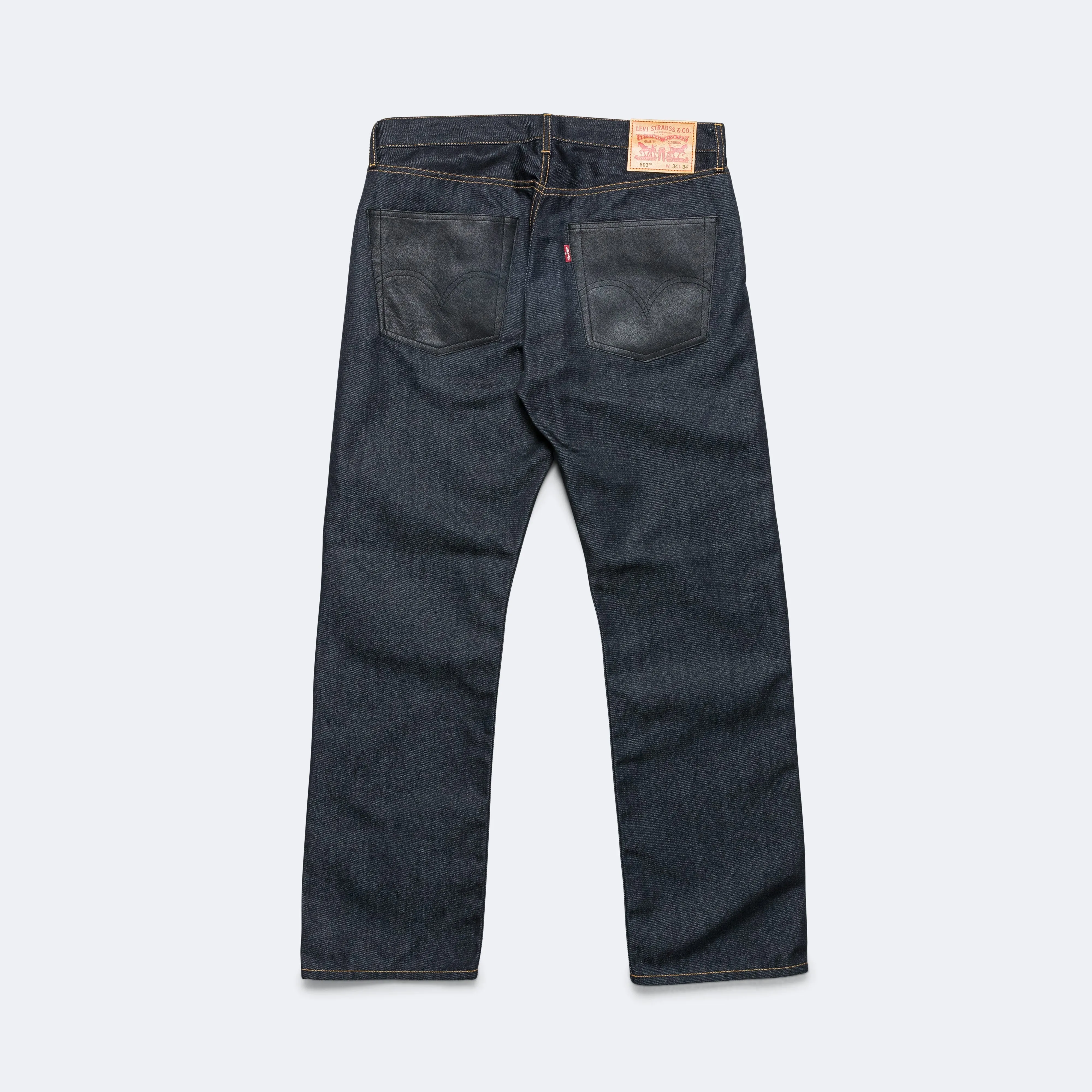 Levi's Polyester Denim x Cowhide - Navy/Black